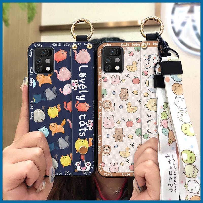 Wristband Back Cover Phone Case For UMIDIGI A11 Pro Max Waterproof Fashion Design Durable Phone Holder Soft case Lanyard