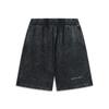 Outdoor CF Soft Skin Cloud Feel Double Sweatshirt Fabric Knitted Sports Shorts Men Shorts Black AKSW007-4