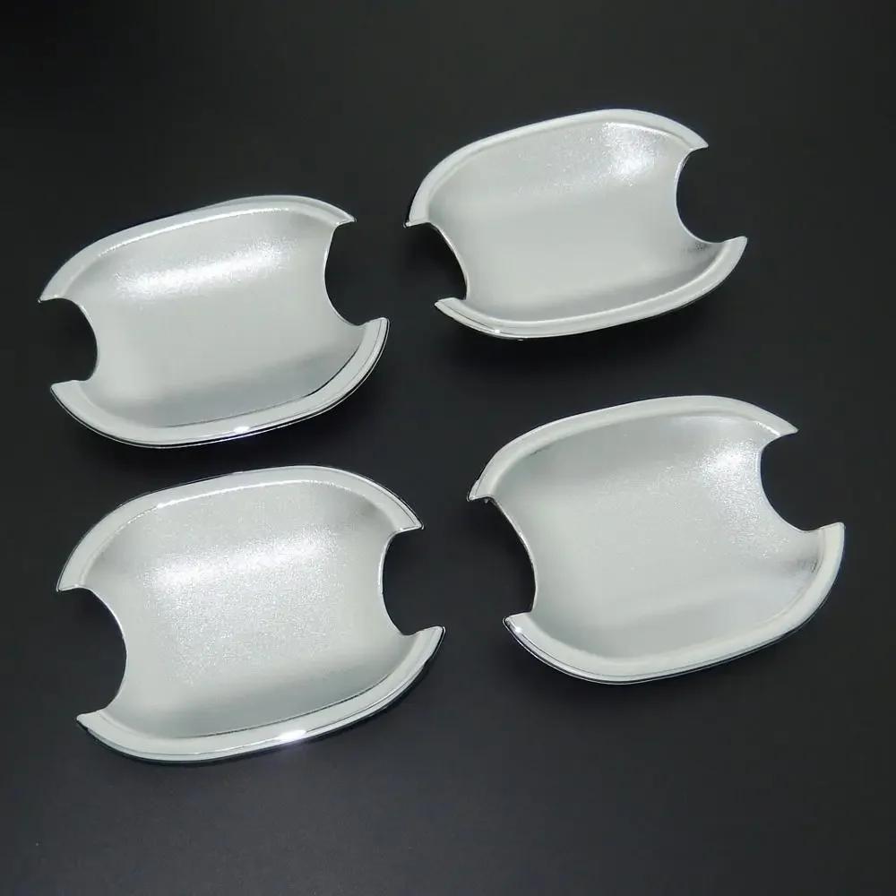 For Peugeot 207 308 3008 For Citroen C4 C6 Jumpy ABS Car Styling Chrome Side Door Handle Cover & Door Bowl Cover