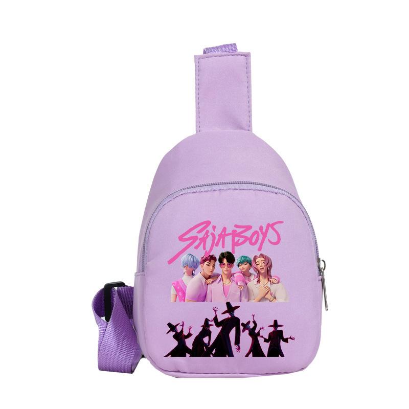 Casual Children'S Breast Bag Animation Cartoon Printing Fashion Boys And Girls Crossbody Bag Change Small Backpack