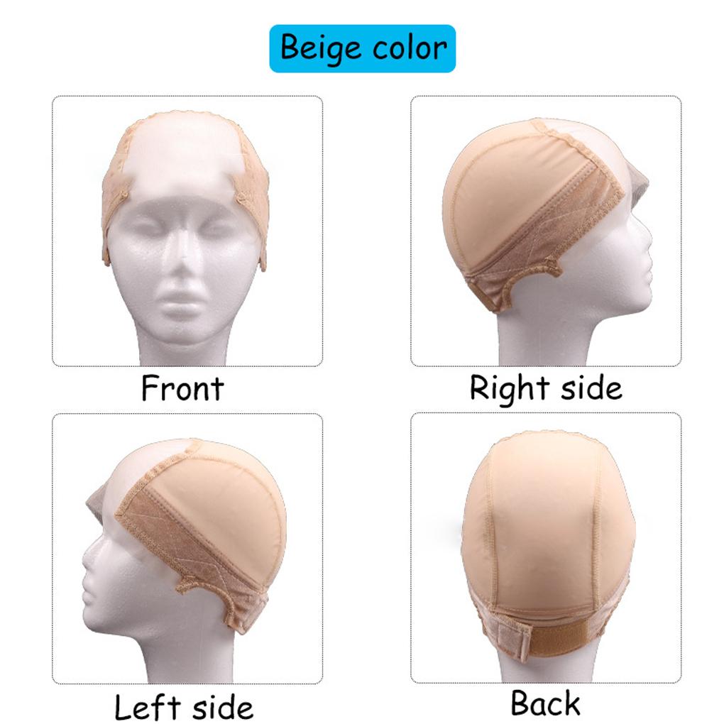 Cloth Lace Wig Cap With Grip Adjustable Band For Secure Fit Wig Grip Band And Wig Caps Set Wig Band