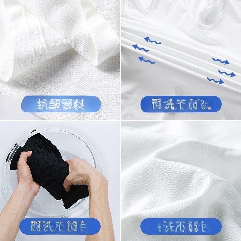 Summer Solid Color Breathable T-shirt Short Sleeve Men's Half Sleeve Versatile Plus Size Loose Comfortable Soft Top