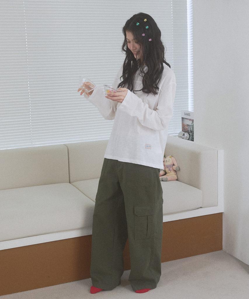 Nyuluki Cut Point T-Shirt _Ivory