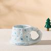 Hand Held Ceramic Coffee Cup Girl's Water Cups Large Capacity Mug Breakfast Cup Milk Mug Afternoon Tea Cups Juice Mugs Tea Mugs