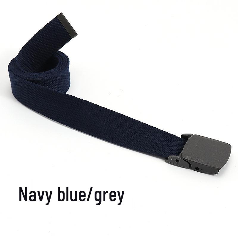 

Korean Style Color Block Canvas Belt for Students, Youth, and Outdoor Activities 125 cm