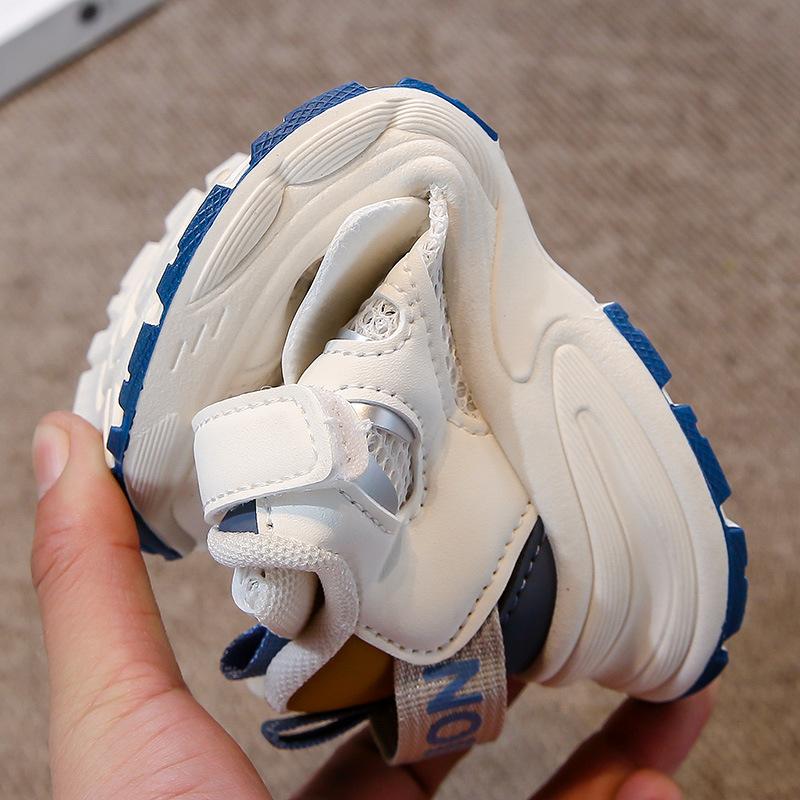 Kids Sports Sandals Thick Soft Sole Boys Girls Running Shoes Mesh Breathable 2025 Summer New Children Sports Shoes Hollowed-out