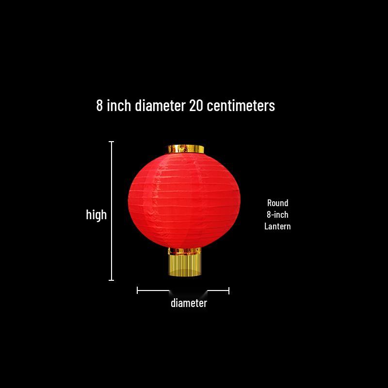 Outdoor Waterproof Gourd Lanterns: Red String Hanging Ornaments for New Year and Mid-Autumn Festivals