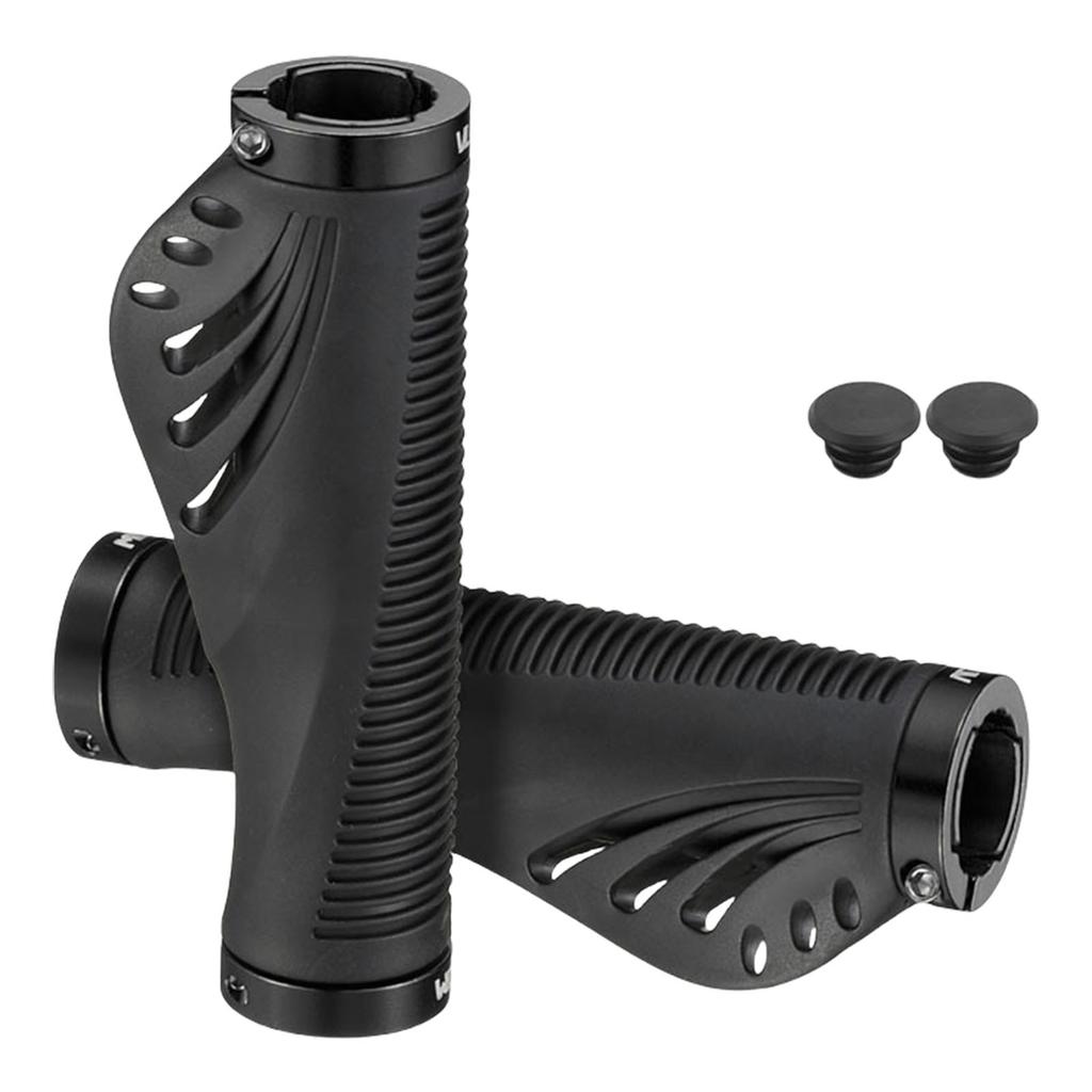 1pair Mountain Bike Handlebar Grips Double Locks on Bicycles Handlebar Grip Nonslip Bilateral Locks Cycling Handle Grips