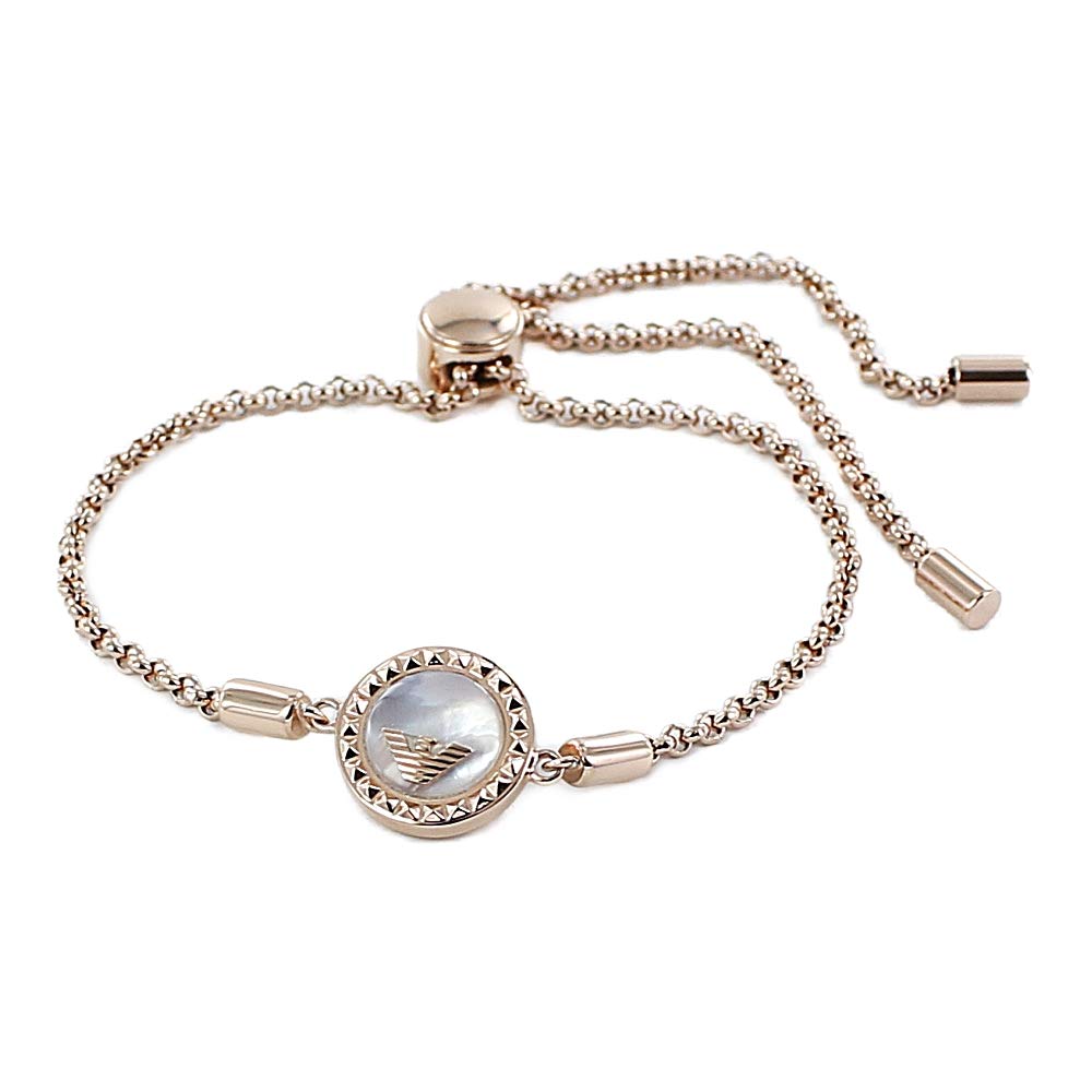 

Женский браслет-цепочка с жемчугом Emporio Armani из розового золота [Б/У]