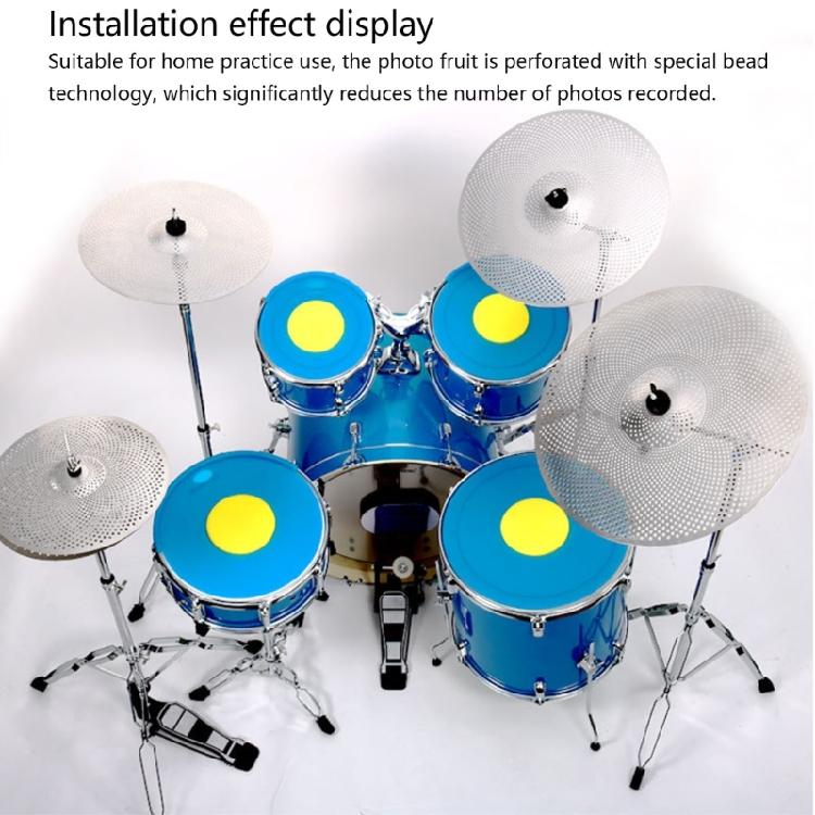 Authentic Sound Retention Quiet Cymbal Mutes Heavy Type Alloy Construction For Drummers Practice Gear