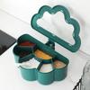 Multi-Compartment Plastic Spice Organizer