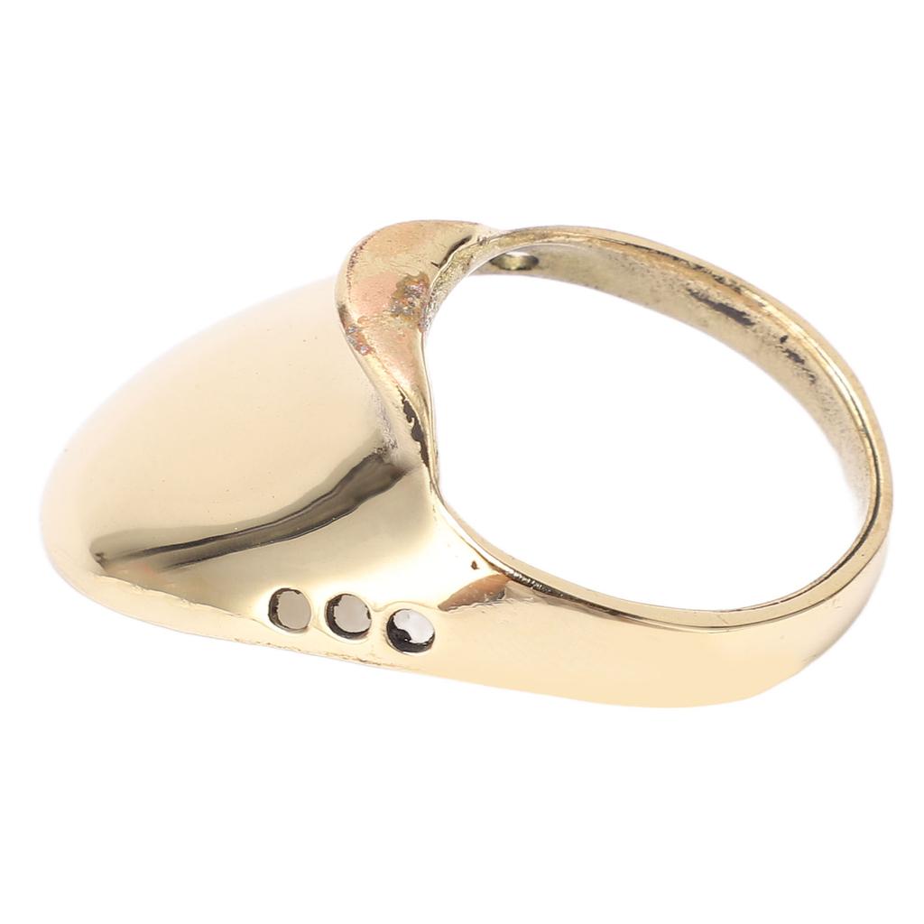 Brass Archery Thumb Ring Portable Finger Protector with Anti Lost Rope for Outdoor Hunting 20