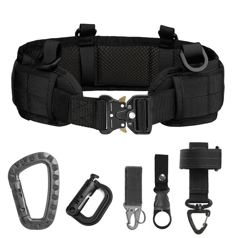 Tactical Outdoor Multifunction Waistband with Molle Accessories for CS Competitions