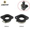 ZSDTRP Rubber Adapter Inlet Intake Pipe fit on KOSO Maikuni PWK KEIHIN OKO 21 24 26 28 30 32 34mm Carburetor Universal UTV ATV