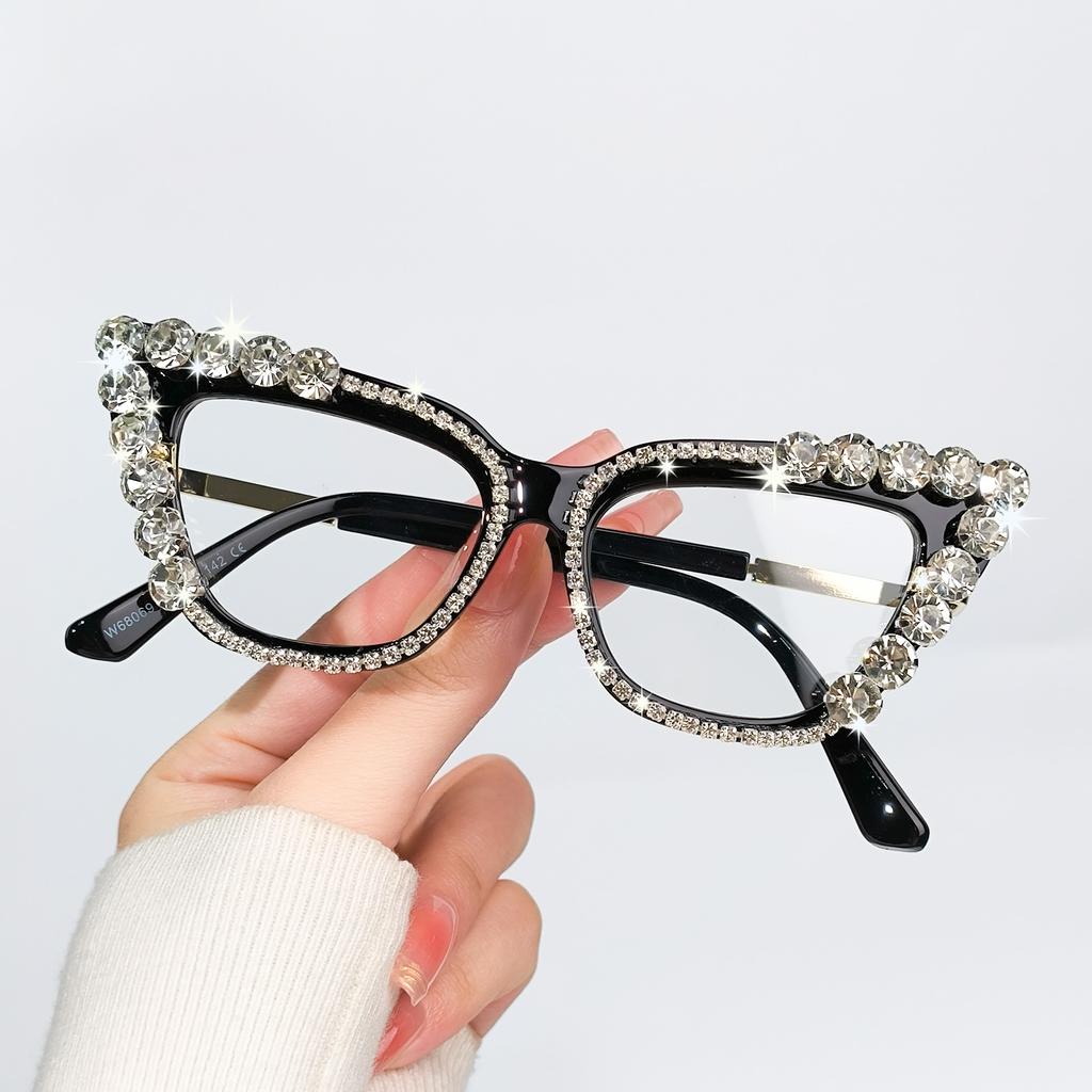 Casual Fashion Clear Lens Cat Eye Glasses Computer Glasses Spectacles for Women Men