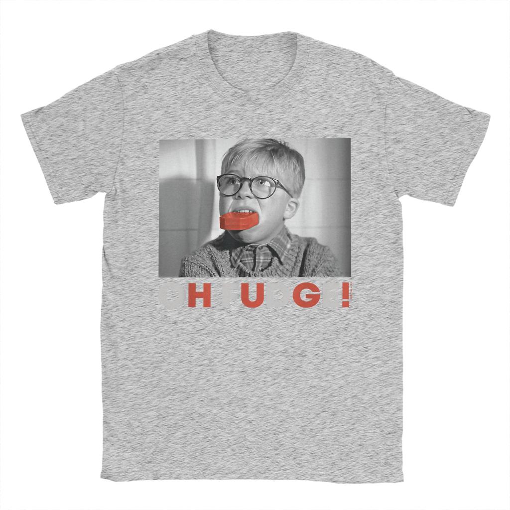 A Christmas Story Oh Fudge! T-Shirt Summer  Hipster T Shirts Man O Neck Oversized Clothes Short Sleeves Y2K Casual Tops