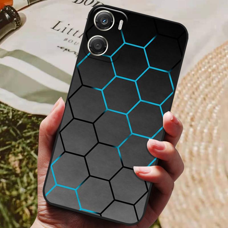 Custodia per Telefono Per Moto G06 Power 4G Cover Posteriore Guscio Antiurto Nero Silicone Morbida Cover Coque Per Motorola Moto G06 Custodie Fundas