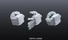 Builders Parts HD MS Hand 02 Scale Plastic Model (Zeon Series) 1/100