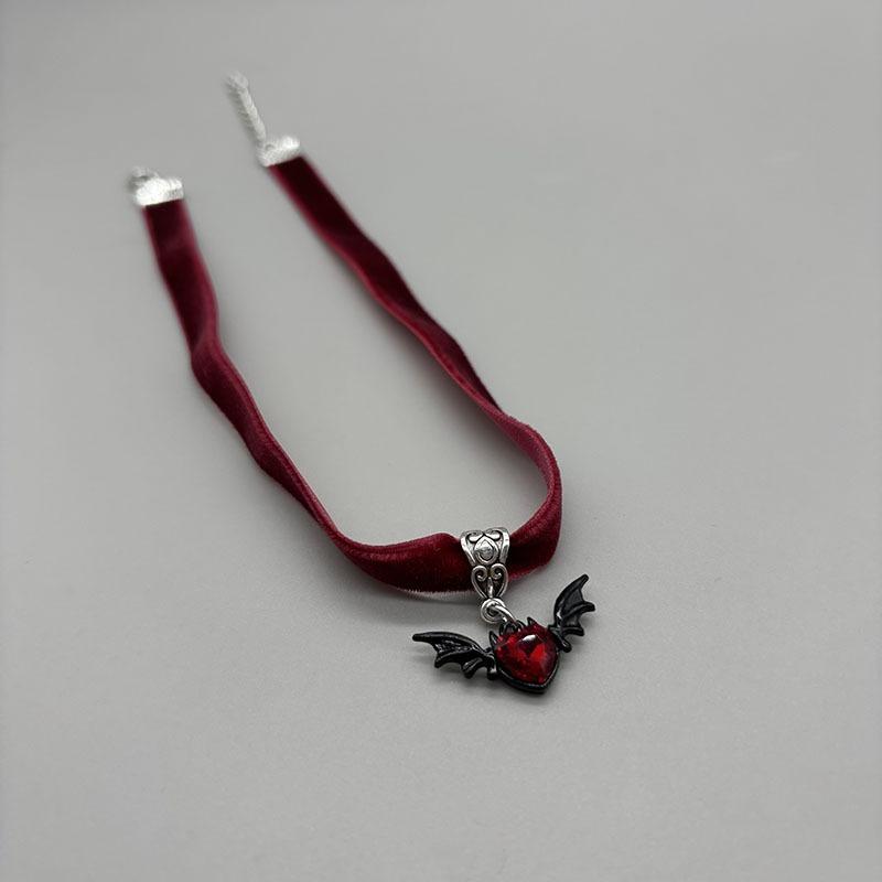 Gothic Spider Rose Flower Black Lace Choker Necklace Halloween Party Accessory