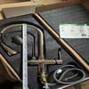 All-Copper 3-in-1 Pull-Out Kitchen Faucet with Hot, Cold, and Pure Water Options