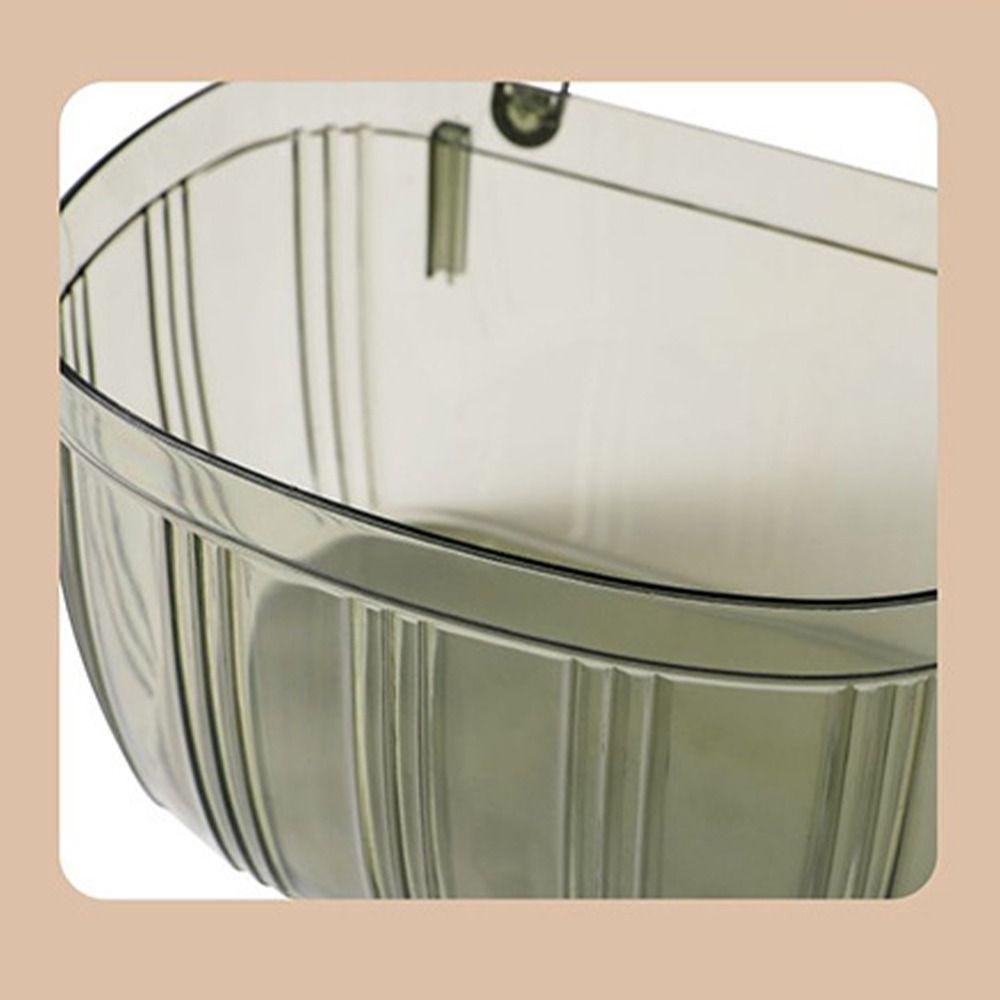 Kreativní úložný regál nástěnný odpadkový koš multifunkční úložný box kuchyň