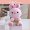 Adorable Rabbit Stuffed Animal Plushie Keychain Fluffy Bunny Doll For Ideas Gift