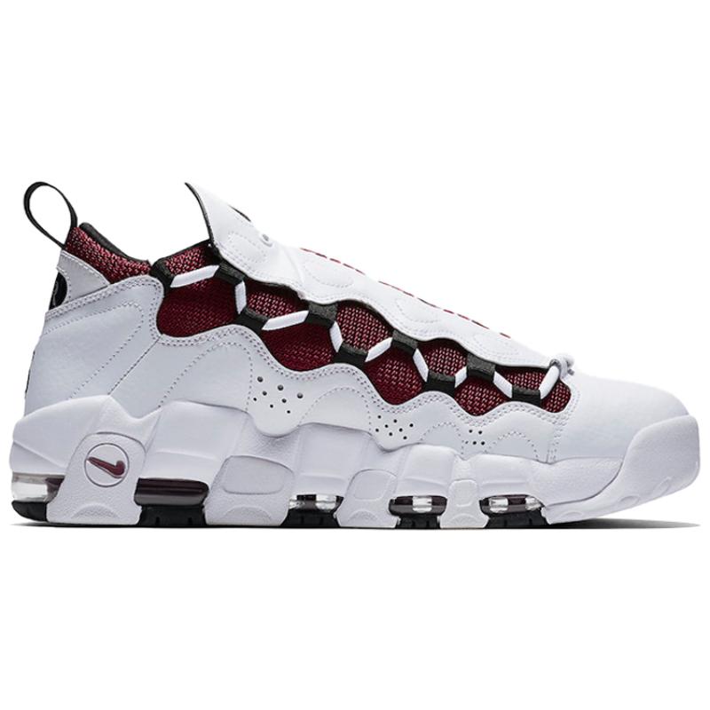Nike Air More Money White Black Team Red Vintage Basketball AJ2998-100