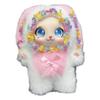 Bag Hanging Rabbit Plush Keychain Big Ear Car Key Ring Delicate Bunny Doll Pendant  Gift For Girls