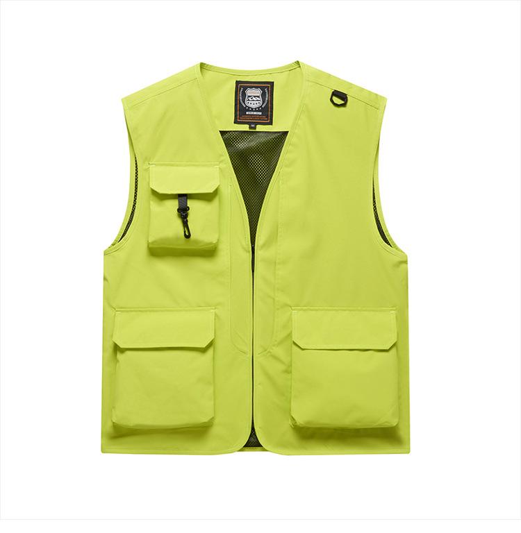 Multi-Pocket Mesh Vest for Outdoor, Photography, and Mountaineering XL