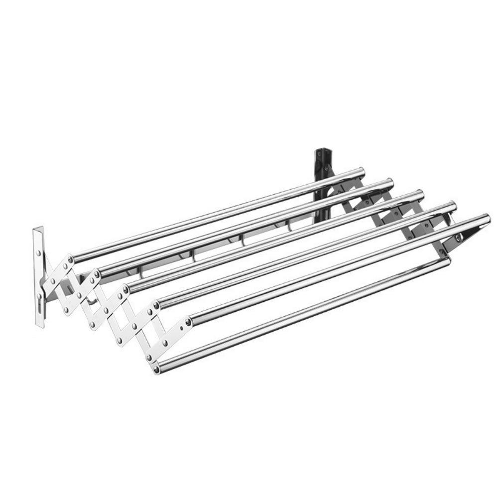 Large Capacity Retractable Laundry Drying Rack Stainless Steel Laundry Organizer  Tower
