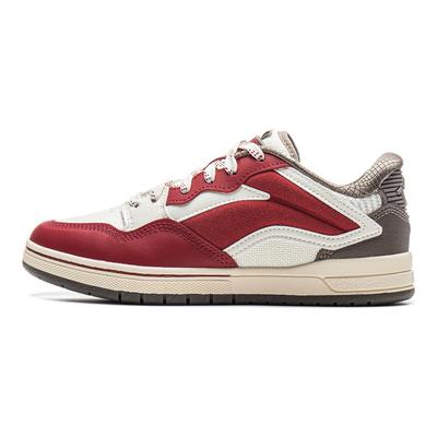 Comfortable Versatile Fashion Non-Slip Wear-Resistant Lightweight Low-Top Skate Shoes Women Sneaker Red AEPV036-3