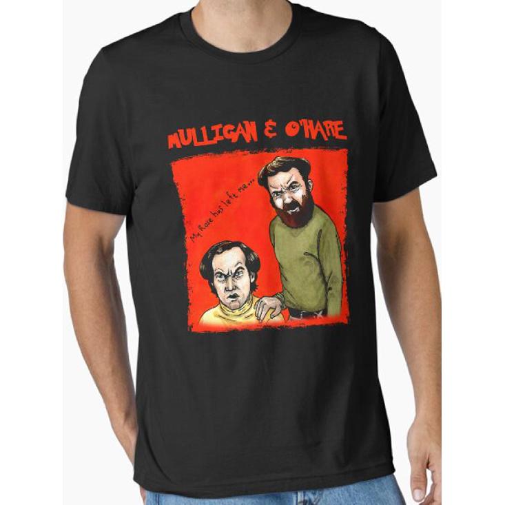 Mulligan O Hare T-Shirt Tee | Casual Crew Neck, Slight Stretch Fabric, Regular Fit, Print Pattern, Perfect for Men, All-season S чёрный