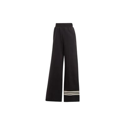 Originals Trefoil Elastischer Bund Weites Bein Hose Damen Unterteile Schwarz IB7307