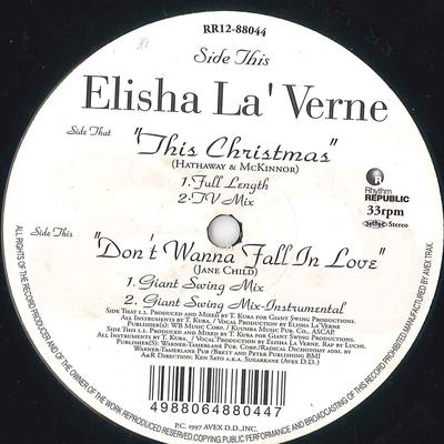 12inch Record ELISHA LA' VERNE - This Christmas PR1288044 REPUBLIC 1997 Unknown Soul/Funk Used