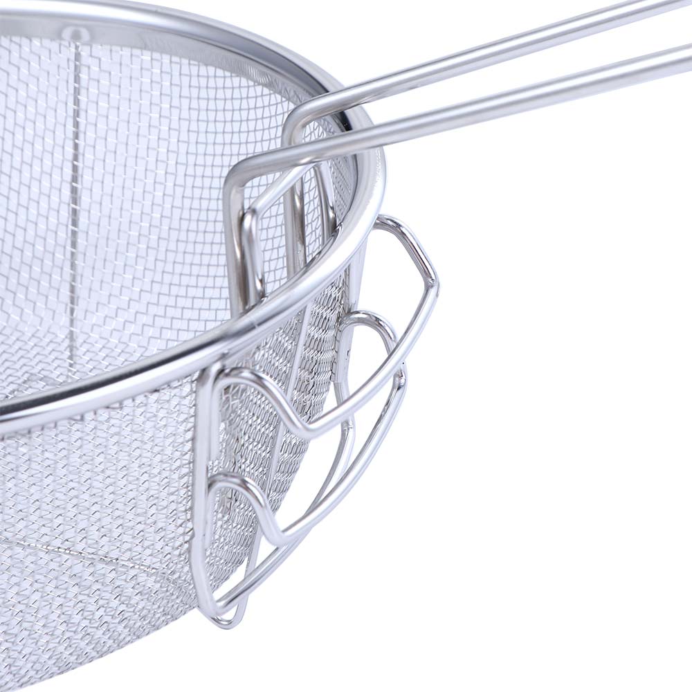 French Fries with Handle Stainless Steel Mesh Net Food Colander Fry Basket Filter Cooking Tools