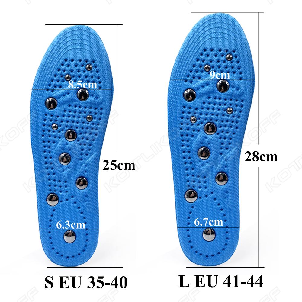 Magnet Massage Insoles Acupressure Foot Shoes Insole For Men Women Lightweight Breathable Lose Weight Shoe Sole