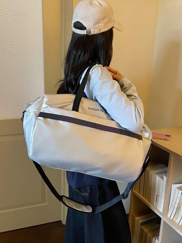 Women's Crossbody Travel Bag: Large Capacity, Wet/Dry Separation, Single-Shoulder Sports Fitness and Swimming Bag