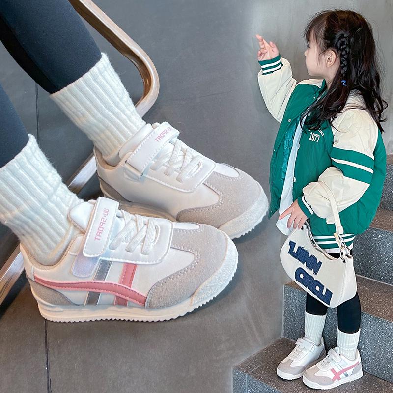 2023 Autumn Forrest Gump Children's Soft Sole Sneakers - Silver Casual Shoes for Boys & Girls
