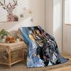 Cartoon Attack On Giant Series Double Sided Flannel 3D Digital Printing Blanket Cover