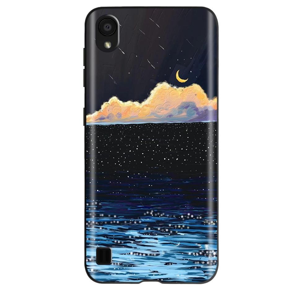 Fashion Cool Painted Case For ZTE Blade A5 2019 Soft SIlicone TPU Black Shockproof Bumper For ZTE A5 (2019) BladeA5 A 5 Funda