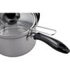 Wahei Freiz One Handed Pot 18cm with Colander IH Compatible Stainless Steel Nabeya Daisaku NR-7731
