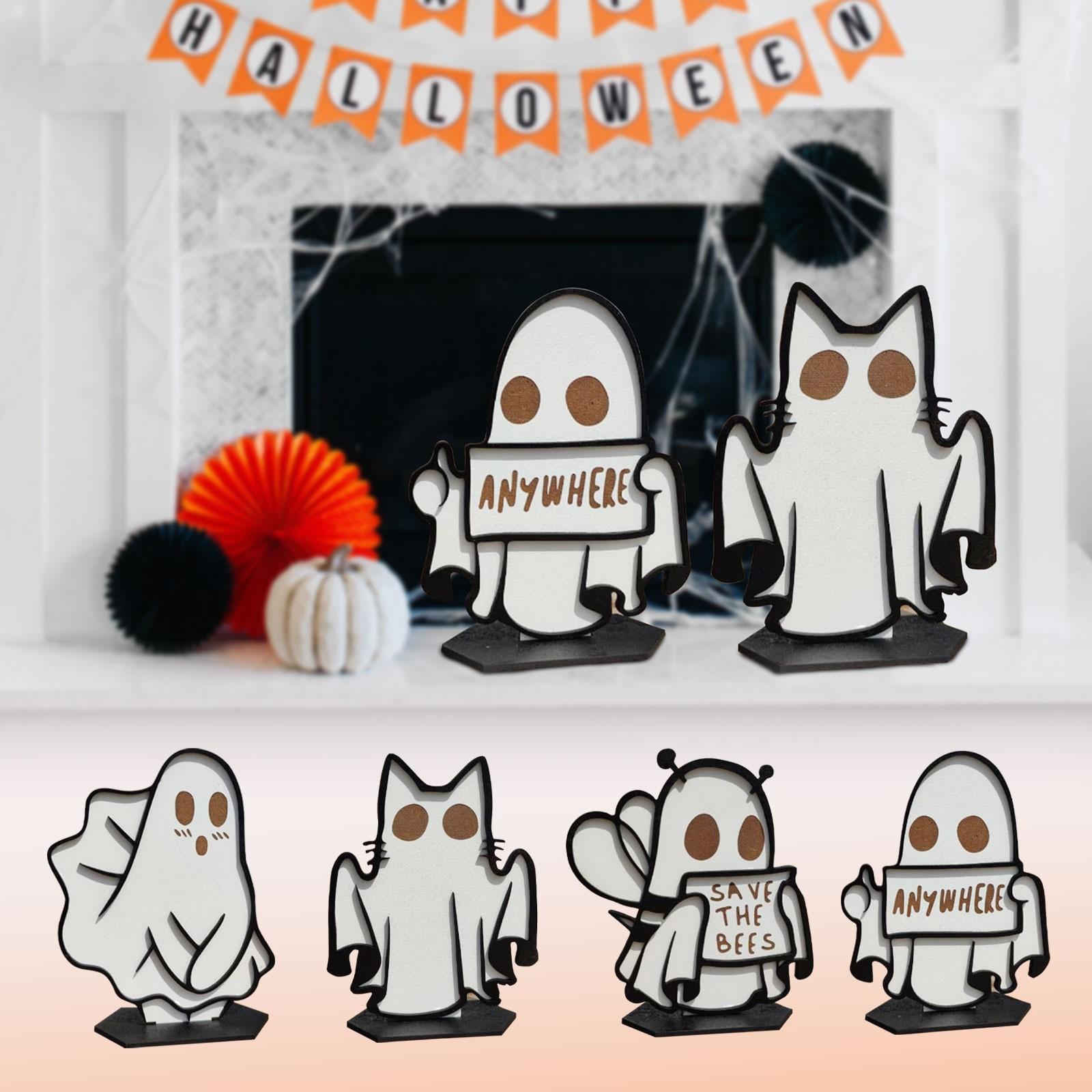 

Деревянное украшение «Призрак на Хэллоуин»