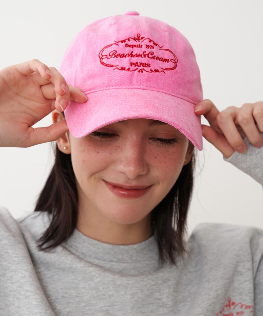 Bichiseuaenkeulim Depuis 1975 Pigment Ball Cap-Pink