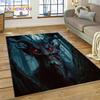 Gothic Horror Monsters Demon Ghost Carpet Rug for Bedroom Living Room Home Sofa Decoration,Children Game Large Decor Floor Mat