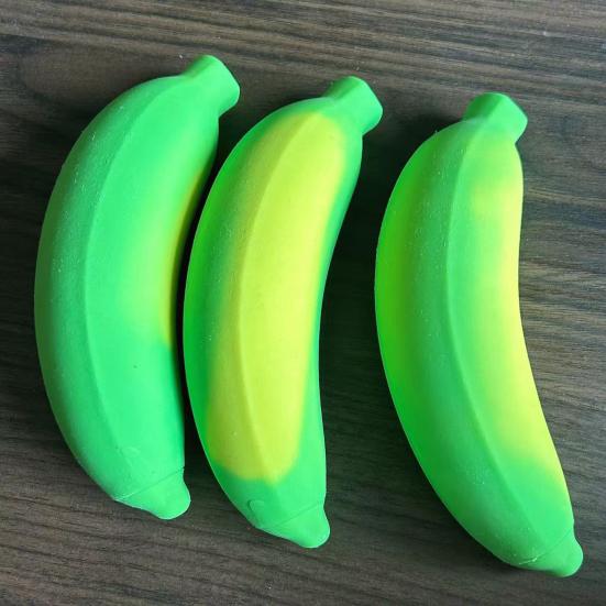Color Changing Banana Squeeze Toy Soft Stretchy Simulation Banana Fidget Toy Decompression Simulated Fruit Sensory Pinch Toy