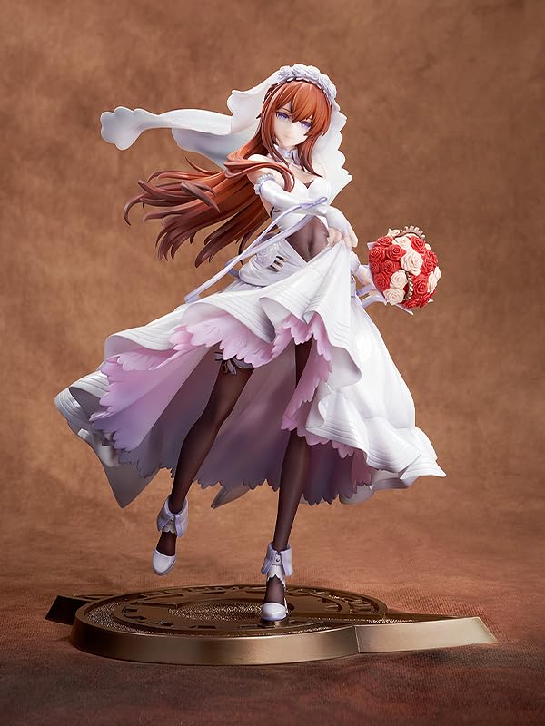 STEINS GATE Makise Kurisu Wedding Dress Ver. 1/7 Scale Plastic Painted Finished Figure