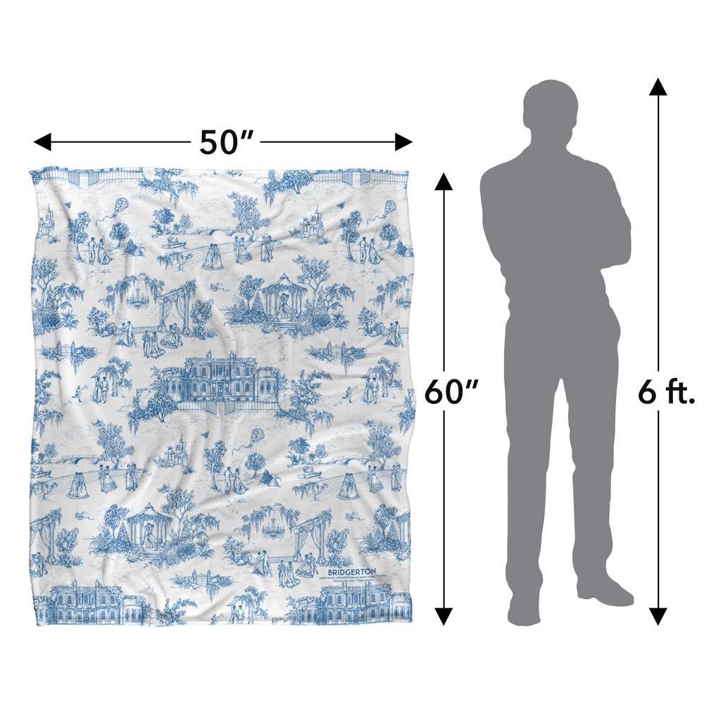 Bridgerton Around The Ton Toile Weiche Decke