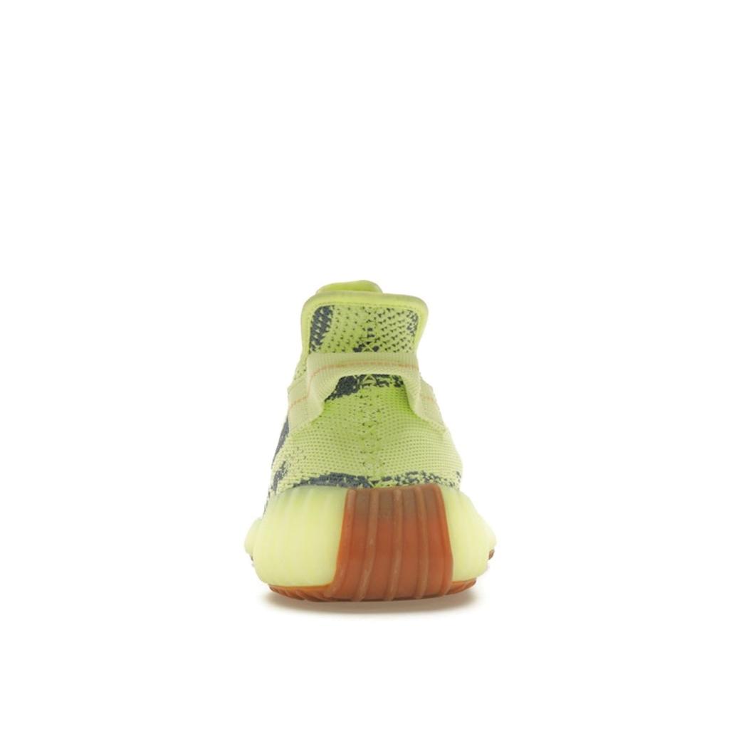adidas Yeezy Boost 350 V2 Semi Frozen Yellow Unisex Sneakers Raw-Steel Red B37572