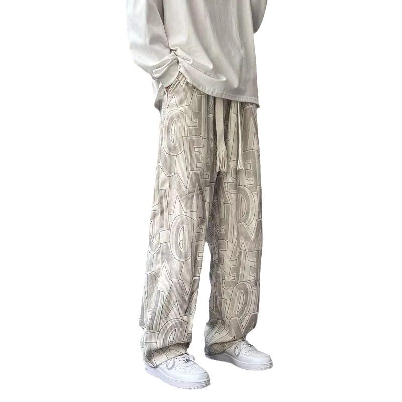Men's Casual Straight-Leg Loose Wide-Leg Pants - Spring/Autumn Collection