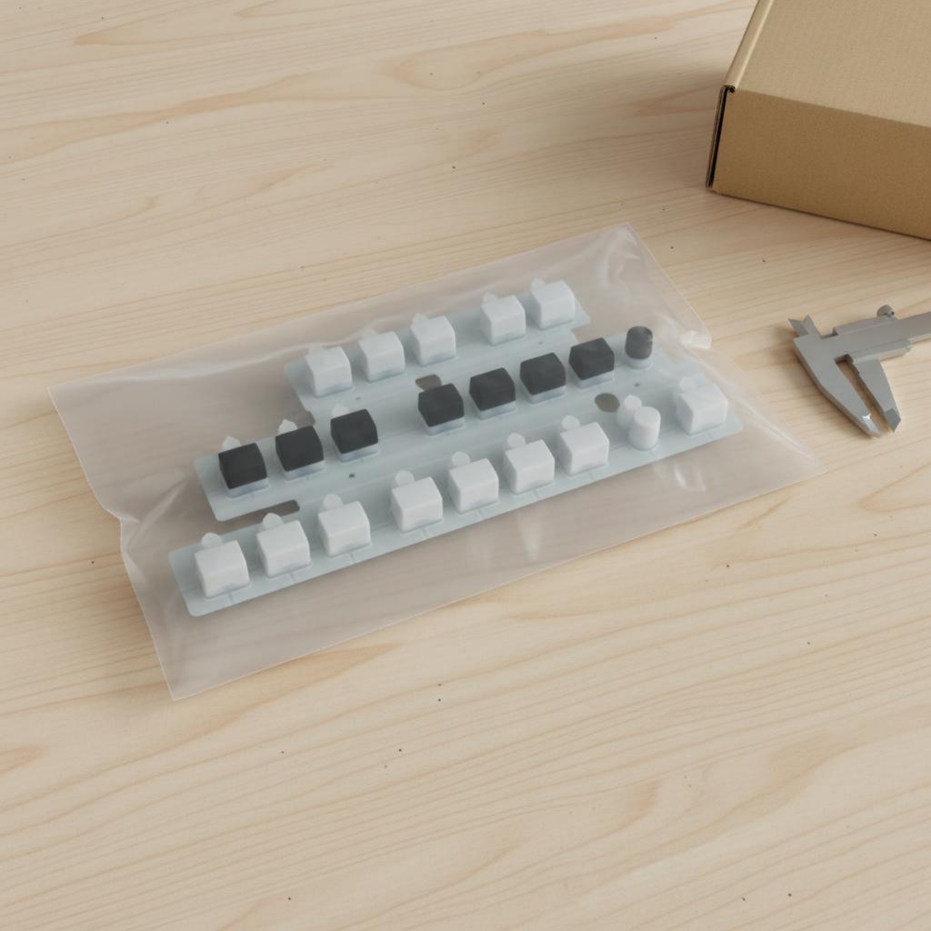 Conductive Keypad Strip Stable Transmission Transfer Conductive Rubber Strip Arranger Keyboard Button Pad Responsive Press